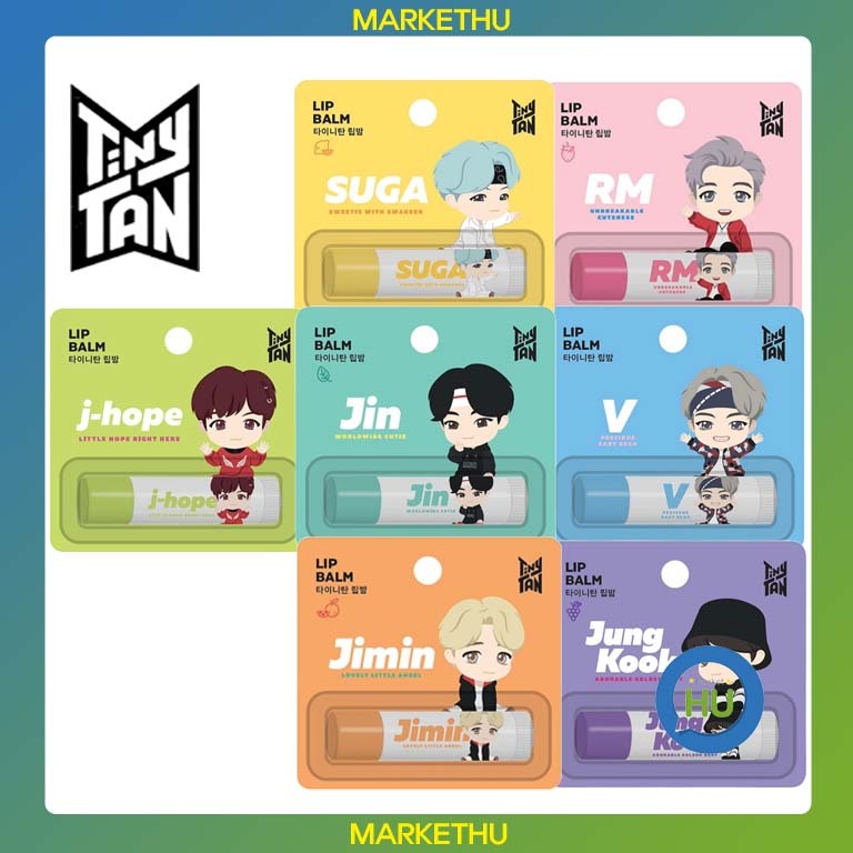 [TinyTAN] Bts Lip Balm 7 แบบ/Made in Korea