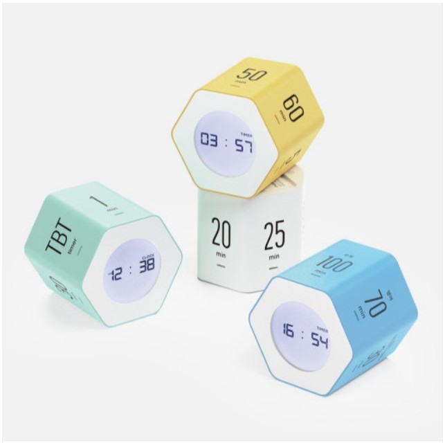 Mooas Multi Hexagon Clock Timer 2nd Generation Couuntup Study Cooking Cube Timer Pomodoro Tabata