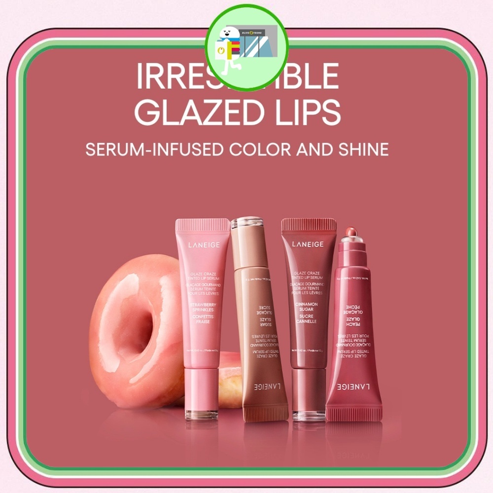 LANEIGE	 Glaze Craze Tinted Lip Serum