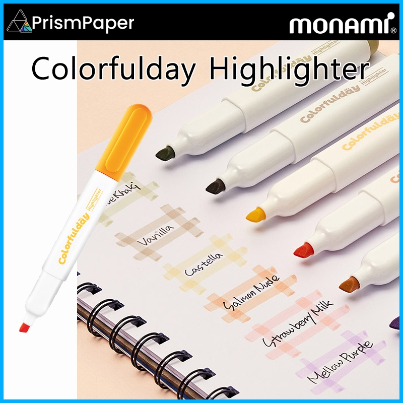 Monami Colourfulday Highlighter Pen สีอุ่น/เย็นน่ารัก