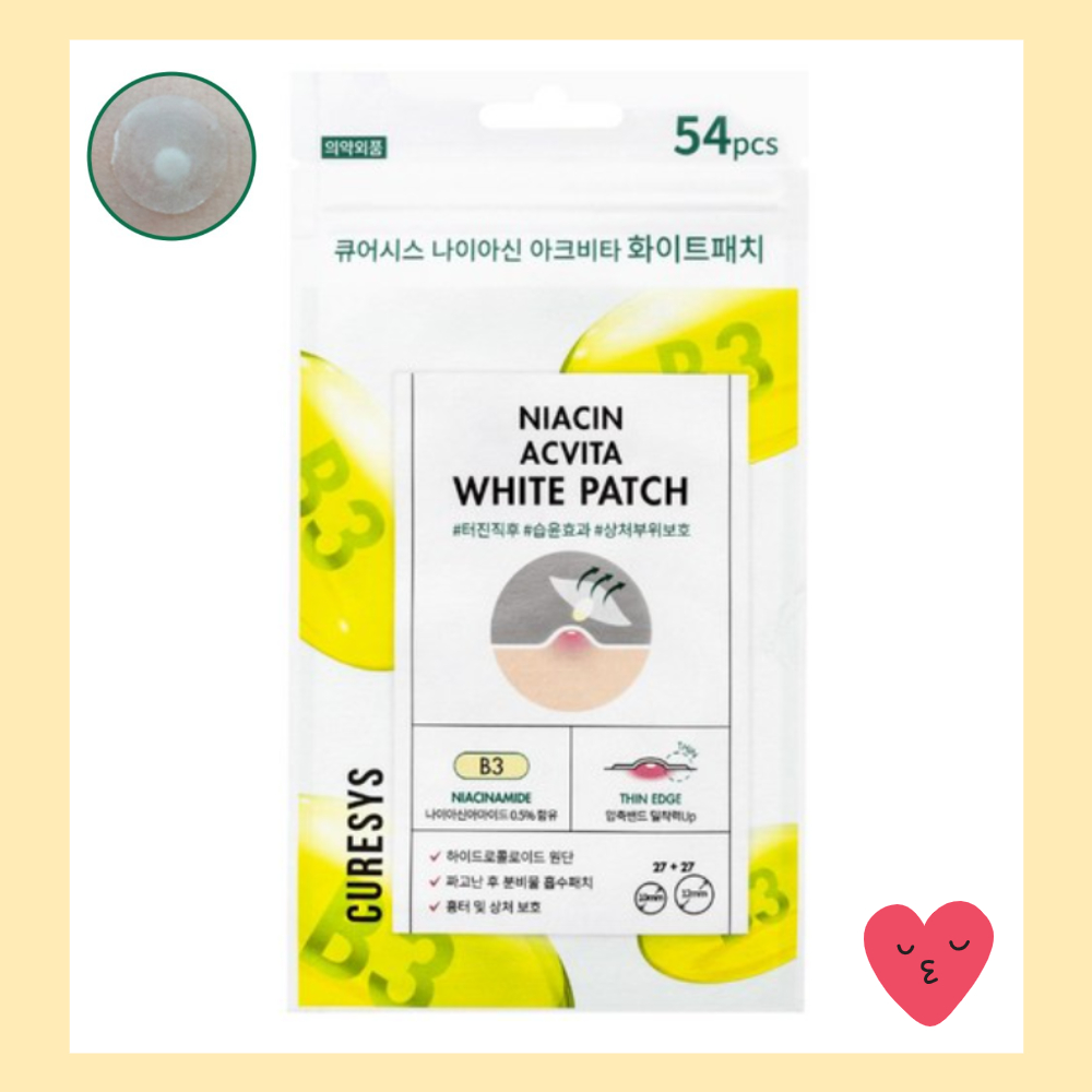 [Curesys] แผ่นแปะสิวขาว Niacin Acvita