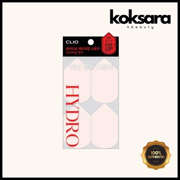 Clio Hydro Makeup Sponge Original Edge 4ea