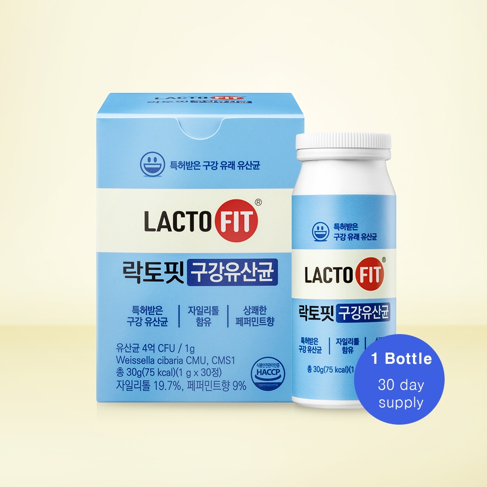 [Chong Kun Dang] Lacto Fit Oral Probiotics 30g / 30 เม็ด (อุปทาน 1 เดือน) [จัดส่งจากเกาหลี]