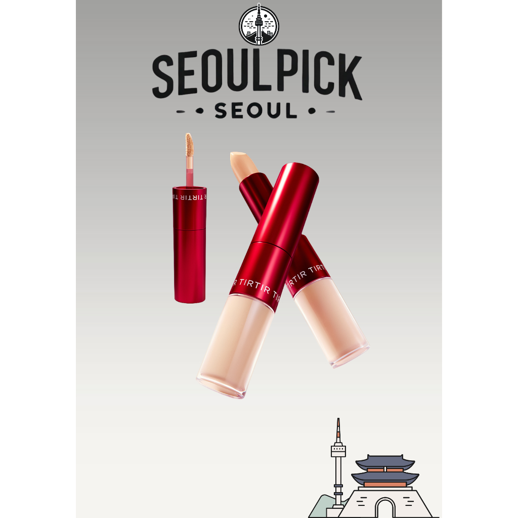 [TIRTIR] Glide & Hide Blurring CONCEALER 8g (Liquid 4g+Stick 4g) / 20 เฉดสี / Stick & Tip Dual CONCE