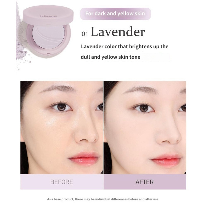 ❤️Hince Second Skin Airy Powder/ Lavender/ Beige (2 สี)