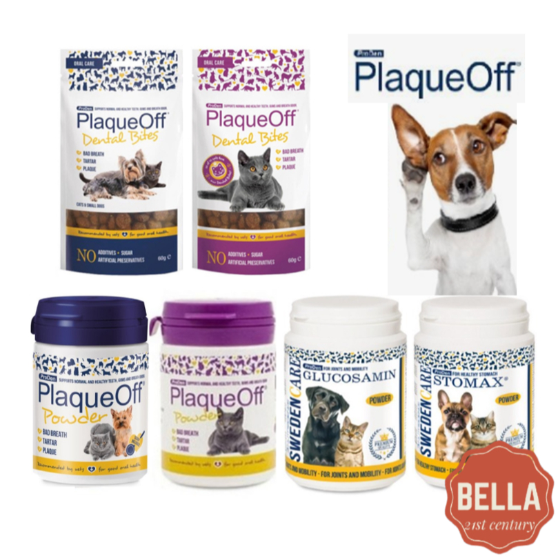 Proden Plaque Off Dog & Cat Dental Care Powder / Glucosamin / Stomax / Dental Bite