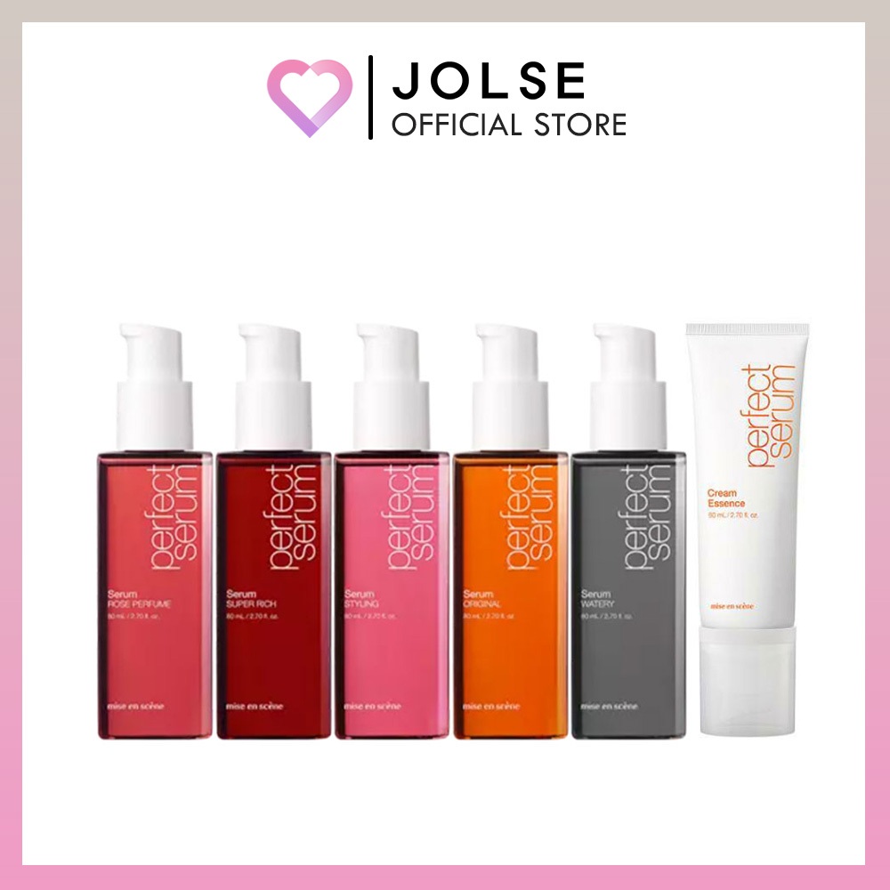 Mise en scene Perfect Serum 80 มล. (ออริจินัล / ซูเปอร์ริช / วอเตอร์รี่ / โรสน้ําหอม / ครีมเอสเซนส์)