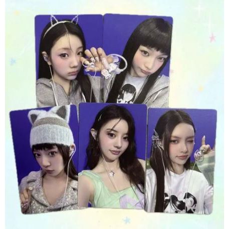ILLIT 3rd Mini Album ระเบิด (Merch ver.) โฟโต้การ์ด 5เอ 1 ชุด