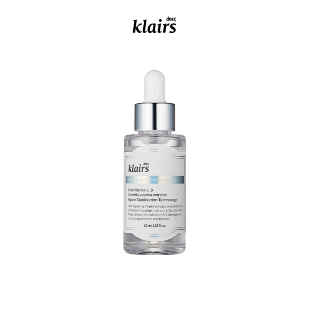 Dear Klairs Freshly Juiced Vitamin Drop 35ml | เซรั่มวิตามินซี | ไบรท์เทนนิ่ง สกินแคร์ สําหรับผิวกระจ่างใสและผิวแพ้ง่าย