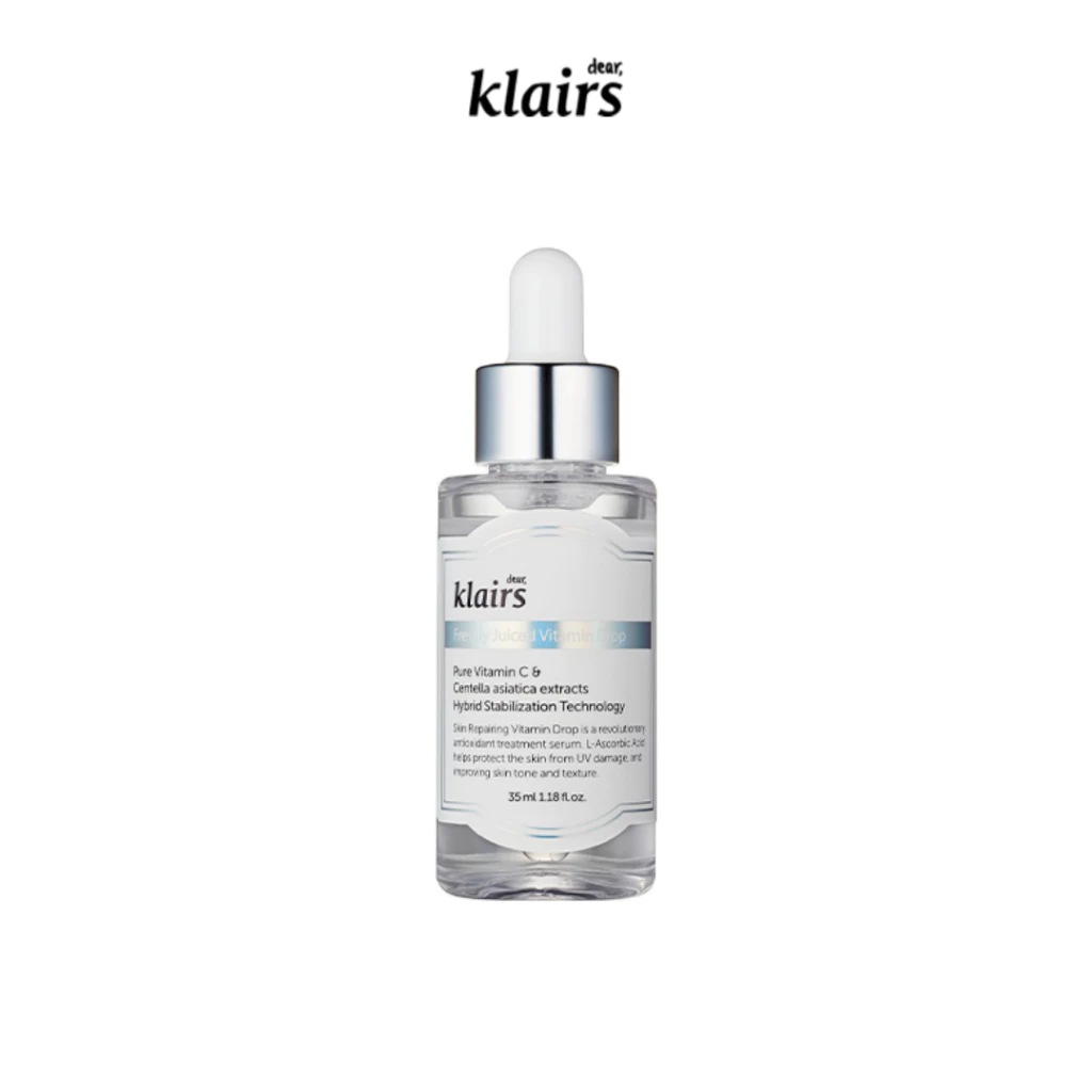 Dear Klairs Freshly Juiced Vitamin Drop 35ml | เซรั่มวิตามินซี | ไบรท์เทนนิ่ง สกินแคร์ สําหรับผิวกระจ่างใสและผิวแพ้ง่าย