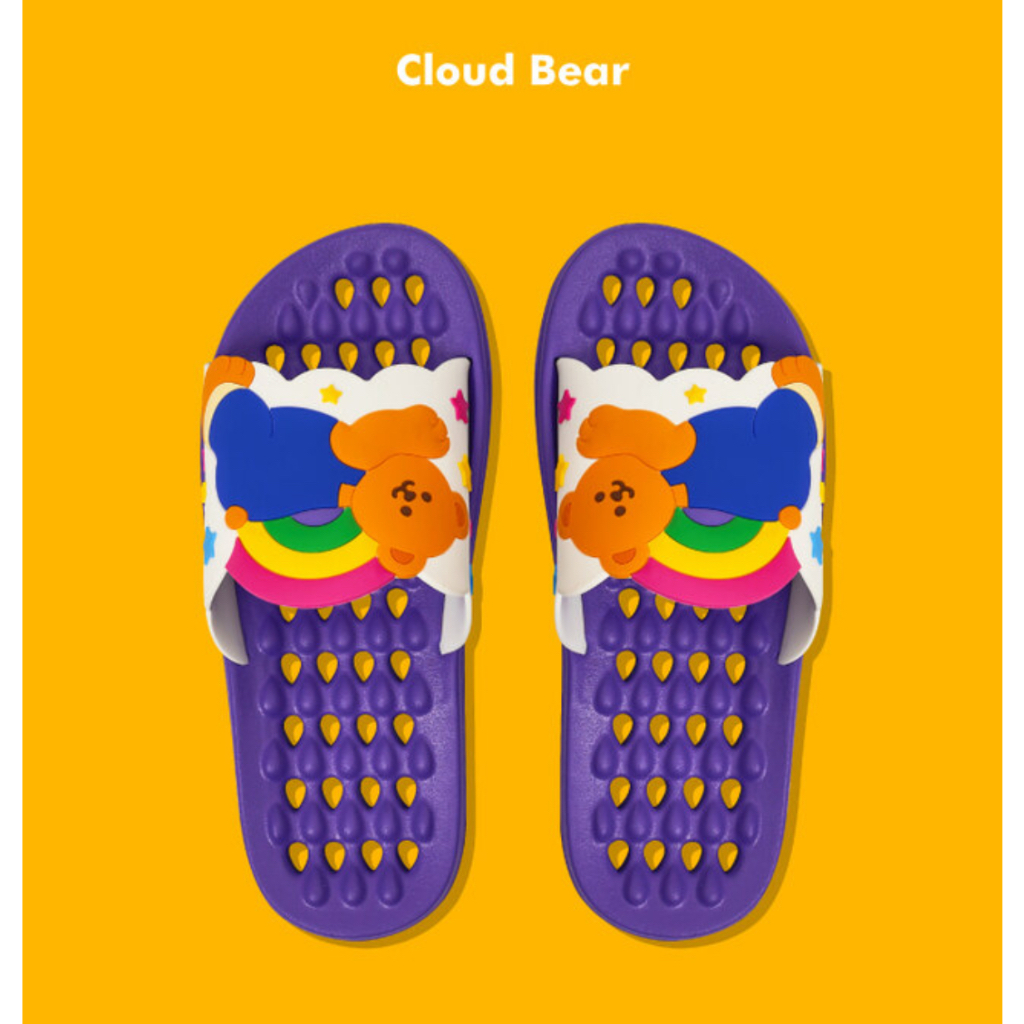 [Wiggle Wiggle] BATHROOM SLIPPER - Cloud Bear