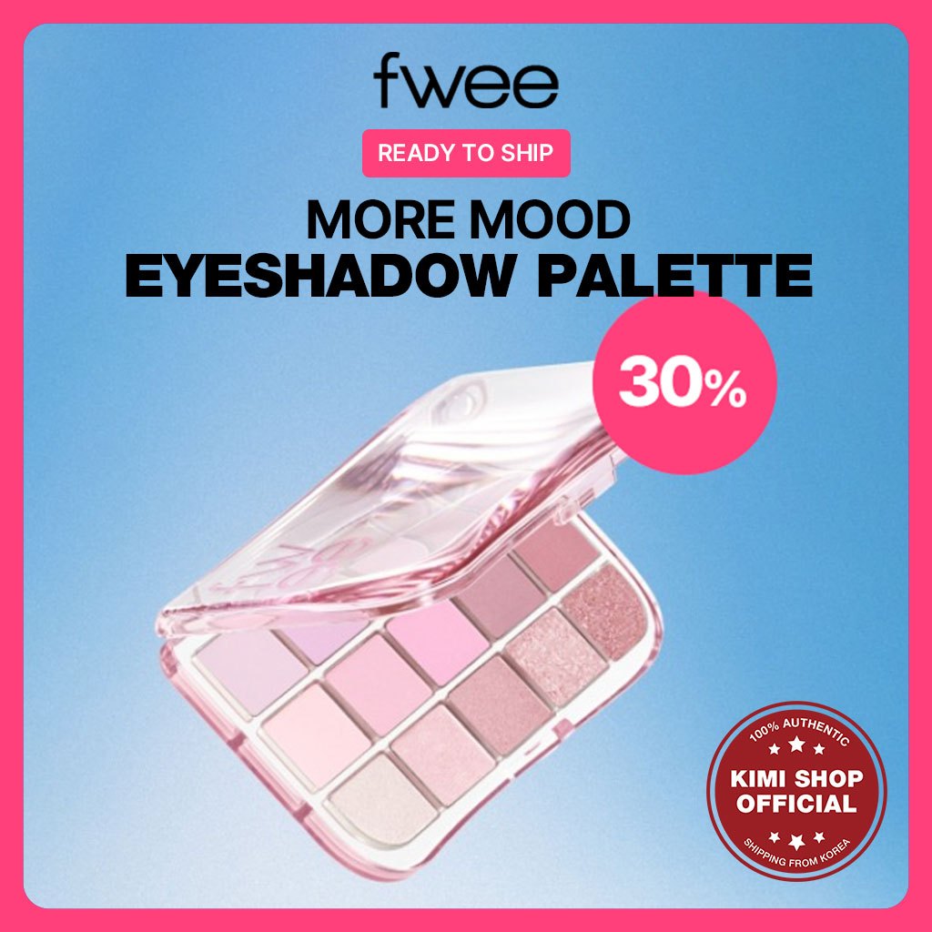 [FWEE] More Mood Eyeshadow Palette Palette Palette 6 สี