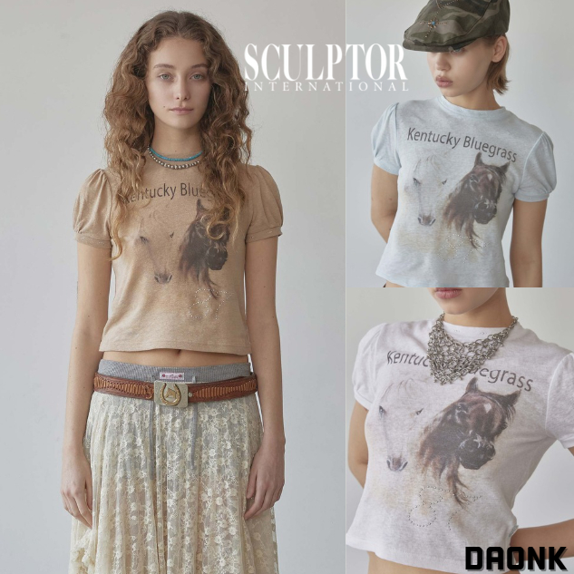 Kentucky Stud Baby Tee 3color korea แท้ 100%