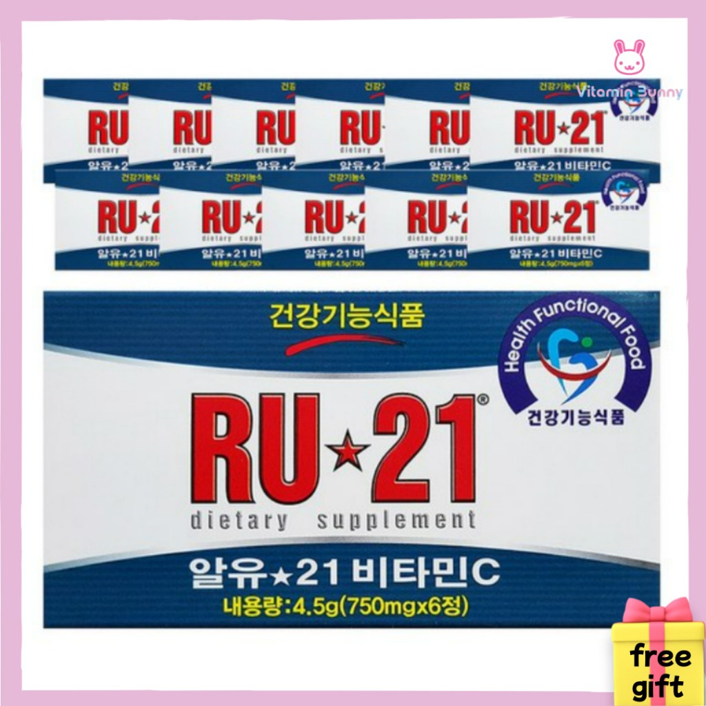 Ru21 Hangover Relief ก่อนดื่ม Ru21 วิตามินซี 6 เม็ด 12 เม็ด Korea Food Vitamin C Vitamin hangover cu