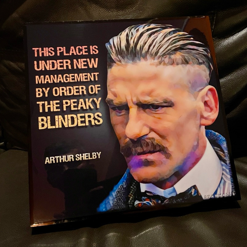 Thomas Shelby Arthur Shelby : กรอบศิลปะป๊อปผู้ตาบอดที่สร้างแรงบันดาลใจ