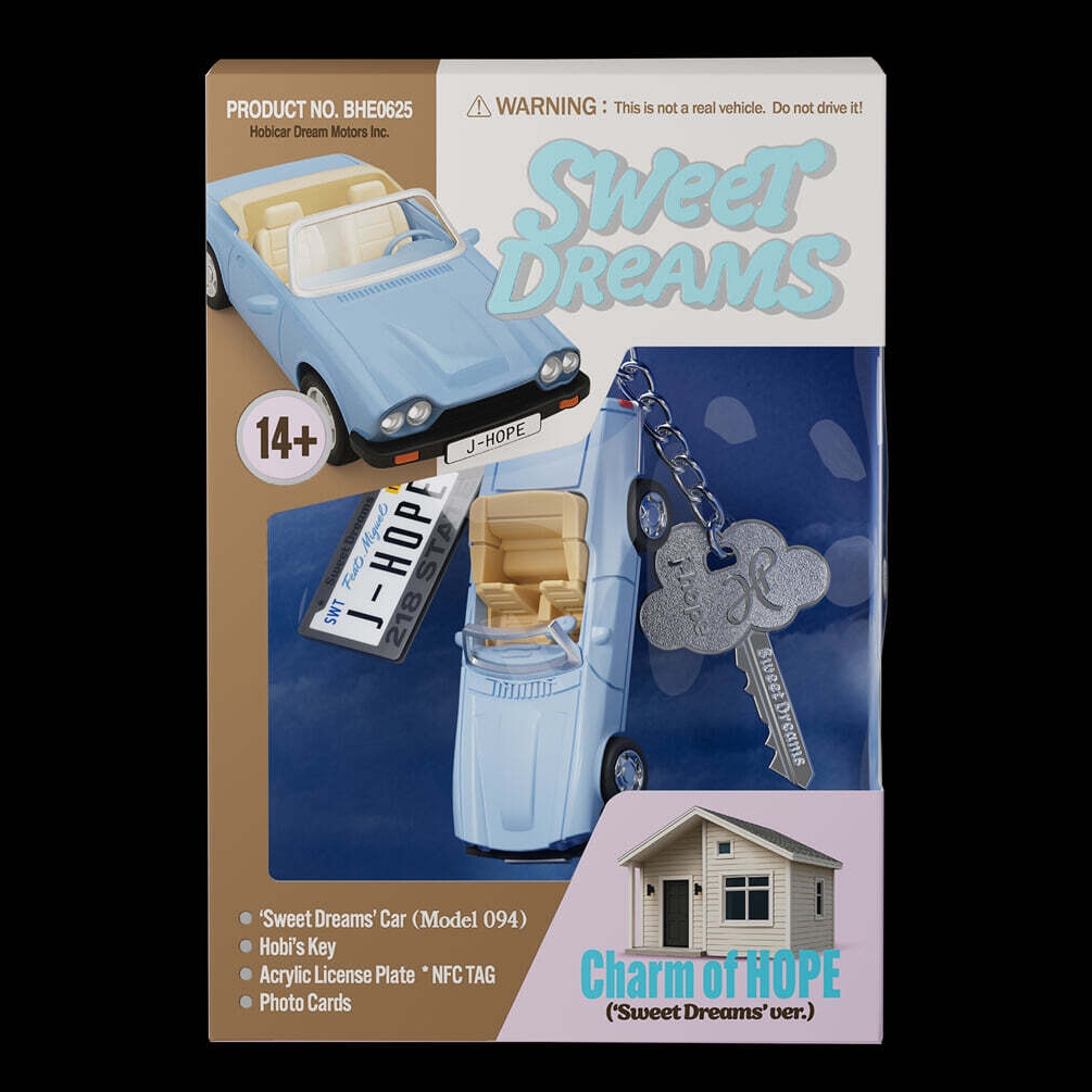 J-hope – เสน่ห์แห่ง HOPE [Sweet Dreams ver.] พวงกุญแจ + การ์ดรูปถ่าย + คู่มือ เอ็นเอฟซี (ไม่มีซีดี)