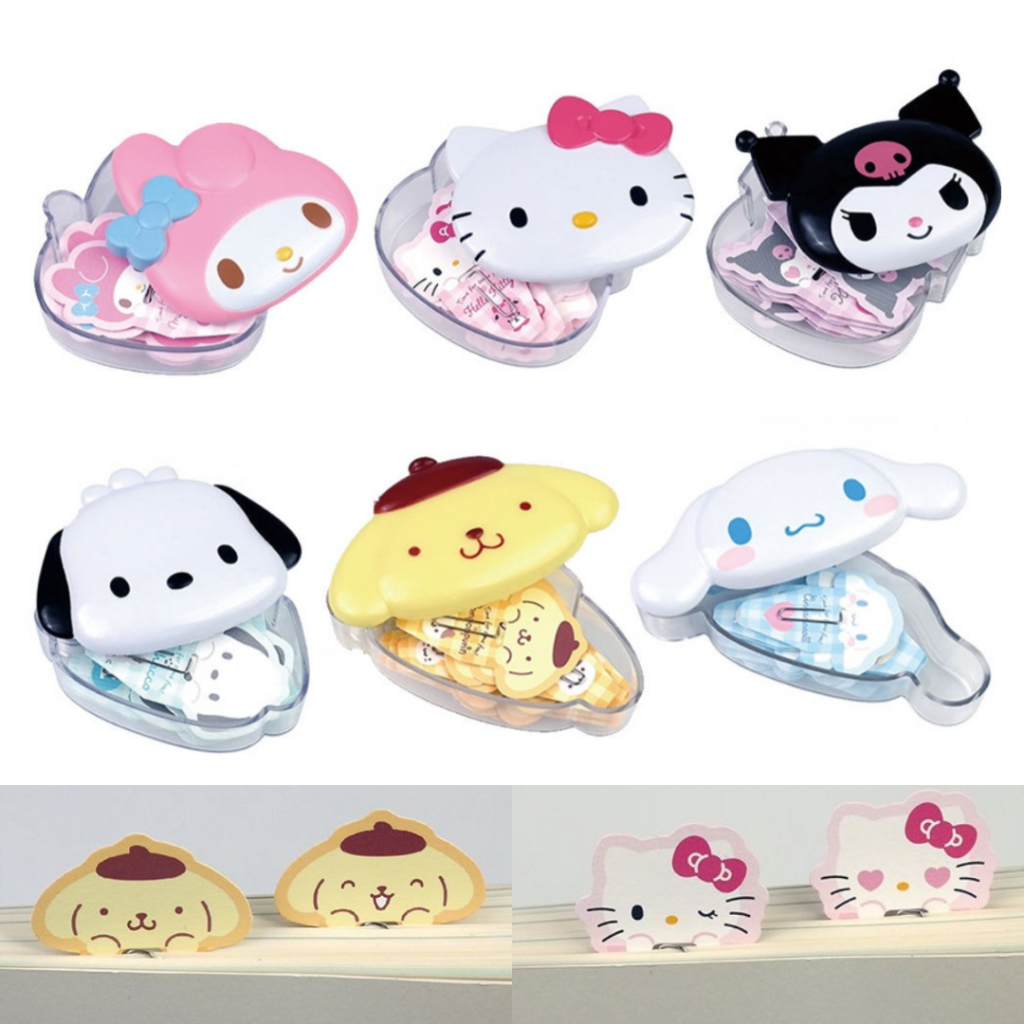 [Sanrio] คลิปคิตตี้ คุโรมิ Cinnamoroll คลิปกระดาษดัชนี