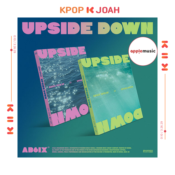 [POB] (Photobook Ver.) AB6IX [UPSIDE DOWN] 10th EP Album (25th Aug.2025)