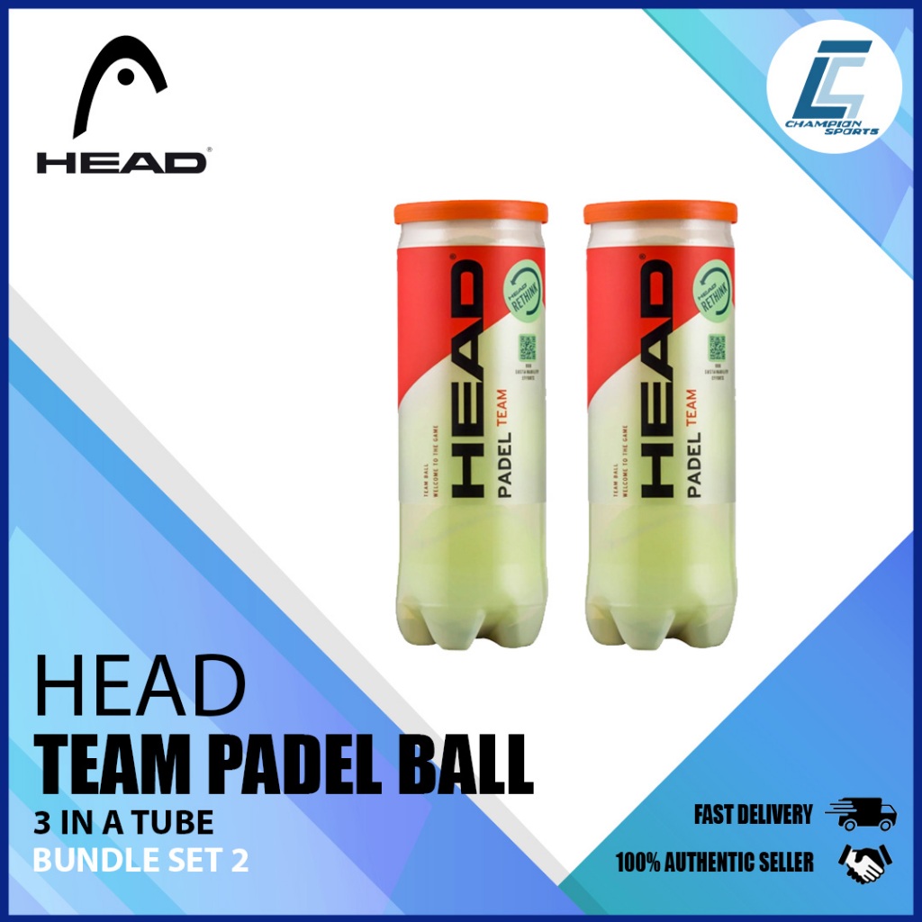 Head Padel Team Balls (3inTube) (แพ็ค 2 ชิ้น)