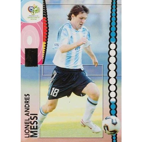 2006 FIFA Panini World Cup Germany 47 Lionel Messi พิมพ์การ์ดฟุตบอล