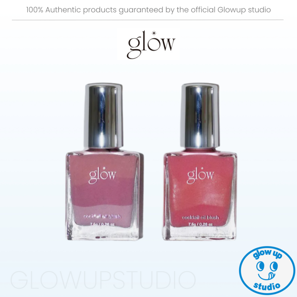 Glow Cocktail Oil Blush (2 สี) ติดทนนาน Radiant Finish Dewy Transparent Glow