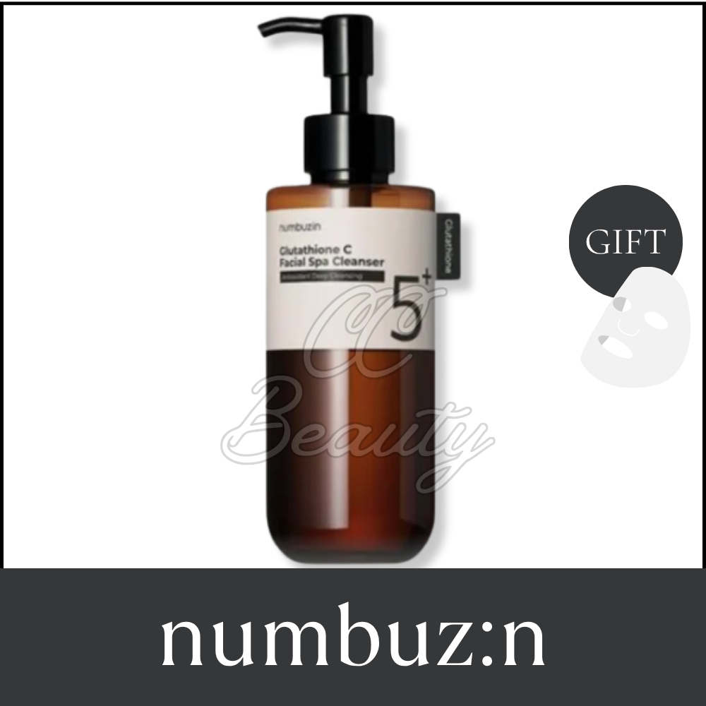 Numbuzin No.5+ Glutathione Vitamin Facial Spa Cleanser 200ml คลีนซิ่งออยล์กลูต้า-วิตามินซี ทำความสะอาดล้ำลึก ผิวกระจ่างใส ลดสิวเสี้ยน ลดความมันส่วนเกิน ผิวเนียนนุ่ม กลิ่นอโรม่า สกินแคร์เกาหลี K-Beauty ของแท้