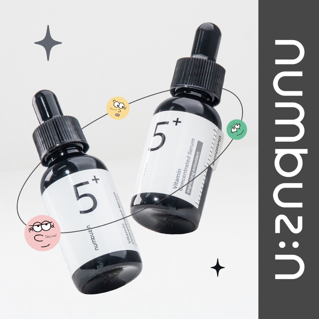 [numbuzin] (1+1)No.5+ Vitamin Concentrated Serum 30ml | Oliveyoung Glutathione Niacinamide Tranexamic Acid Panthhenol Alpha-Arbutin