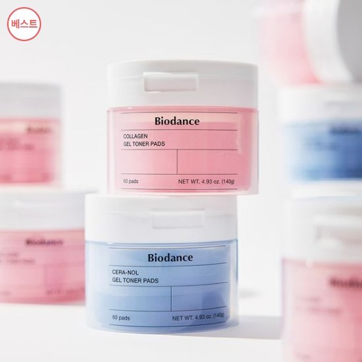 [ใหม่] Biodance Gel Toner Pad เลือกหนึ่งจาก 60 แผ่น (Collagen/Seranol)