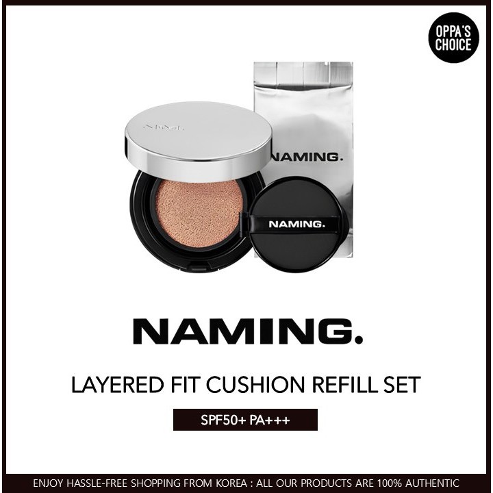 NAMING LAYERED FIT CUSHION REFILL SET 12g*2