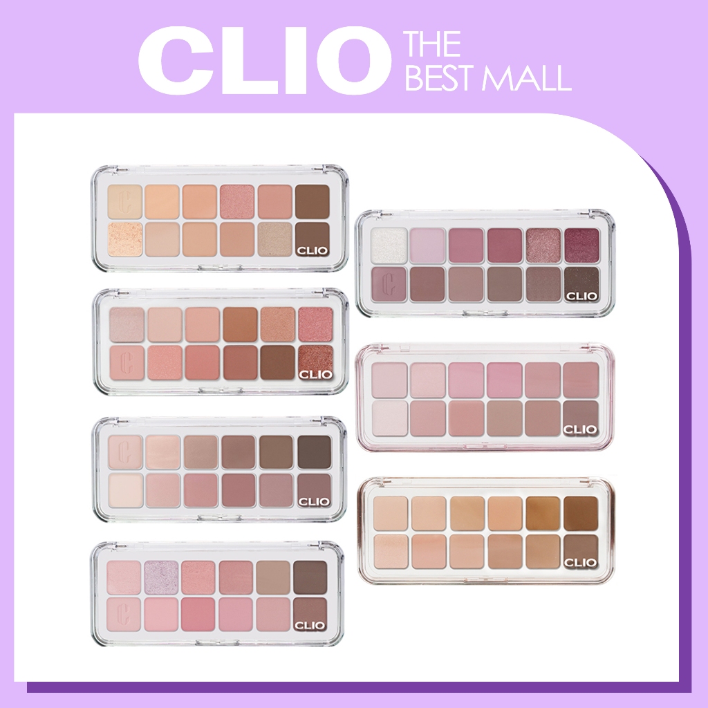 [CLIO] Pro Eye Palette Air (4 สี) 7.2 กรัม | 12 เฉดสี แต่งตา