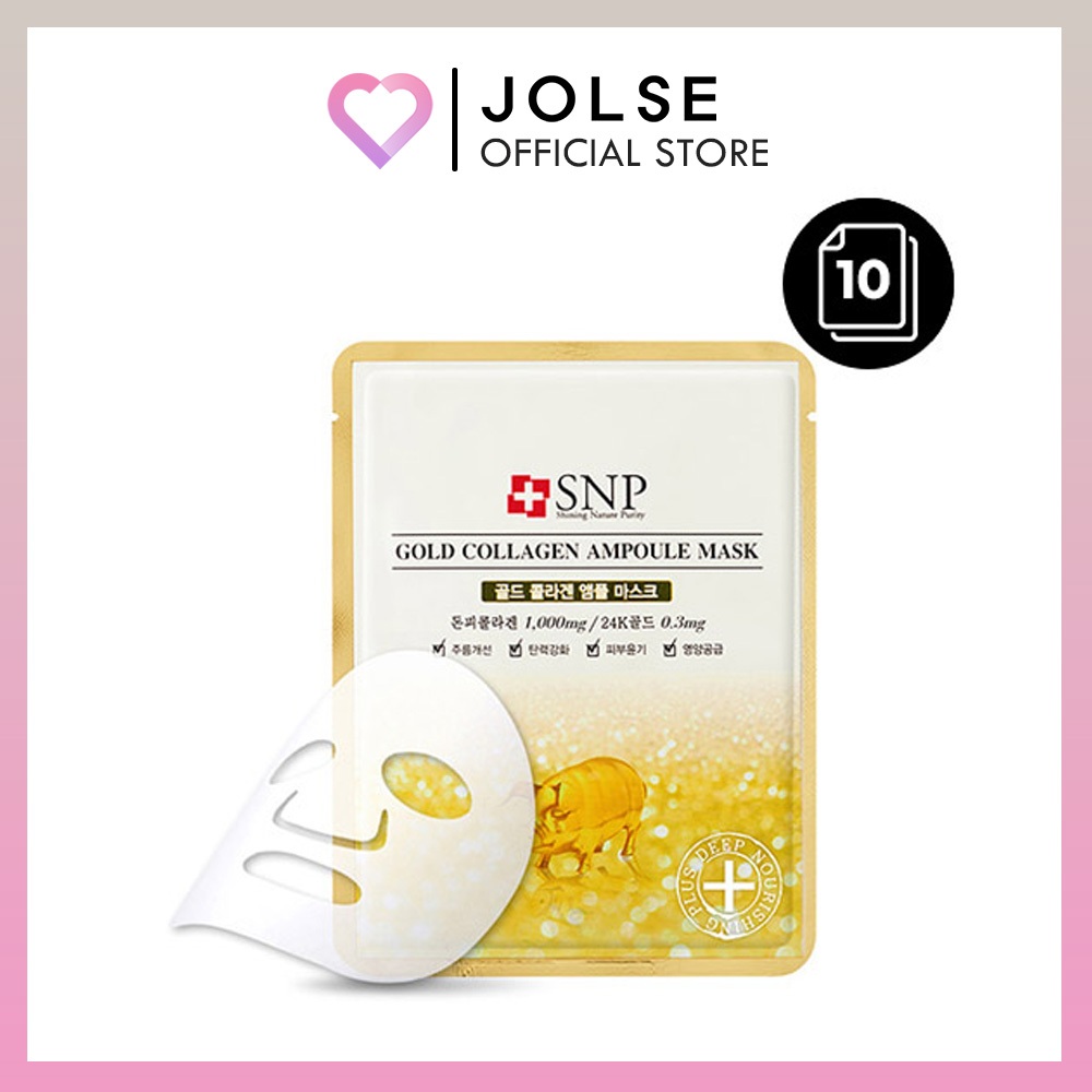 SNP Gold Collagen Ampoule Mask 10ea