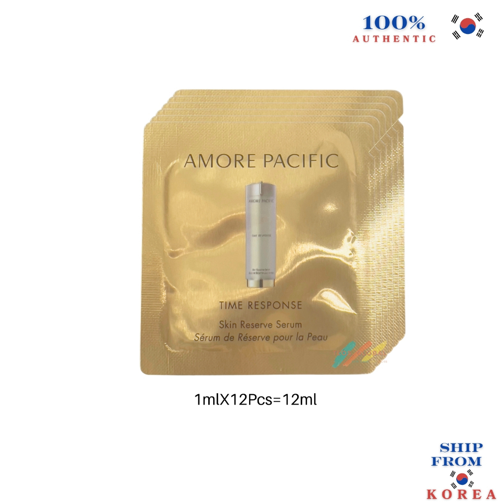 AMORE PACIFIC Time Response Skin Reserve Serum 12pcs Premium Anti Aging Serum 1ML