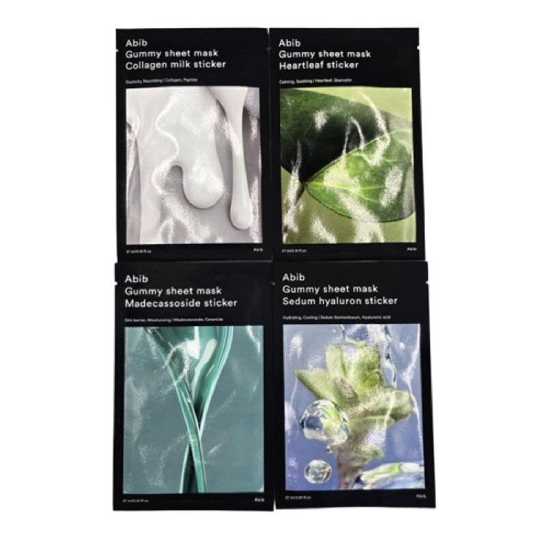 แผ่นมาส์กหน้า Abib Gummy Sheet Mask 10ea 5 ตัวเลือก