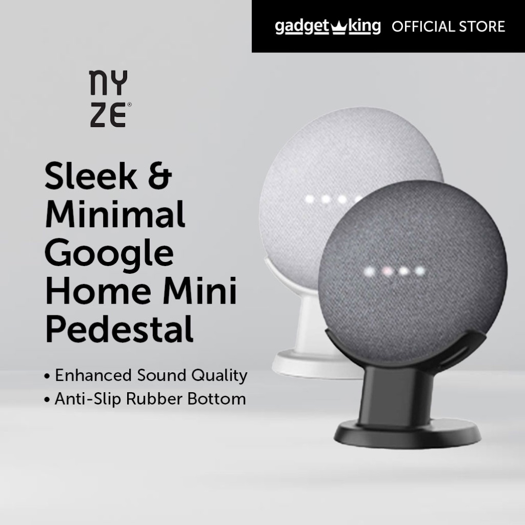 [NYZE] Google Home Mini PESTAL: ปรับปรุงเสียงและรูปลักษณ์ - ขาตั้งยึดที่สะอาดที่สุดสําหรับ Google Mini / Nest