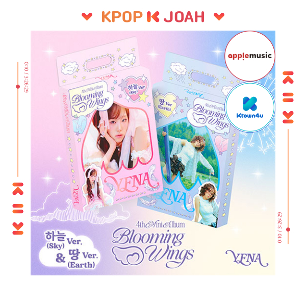 [POB] YENA [Blooming Wings] 4th MINI ALBUM (30th Jul.2025)