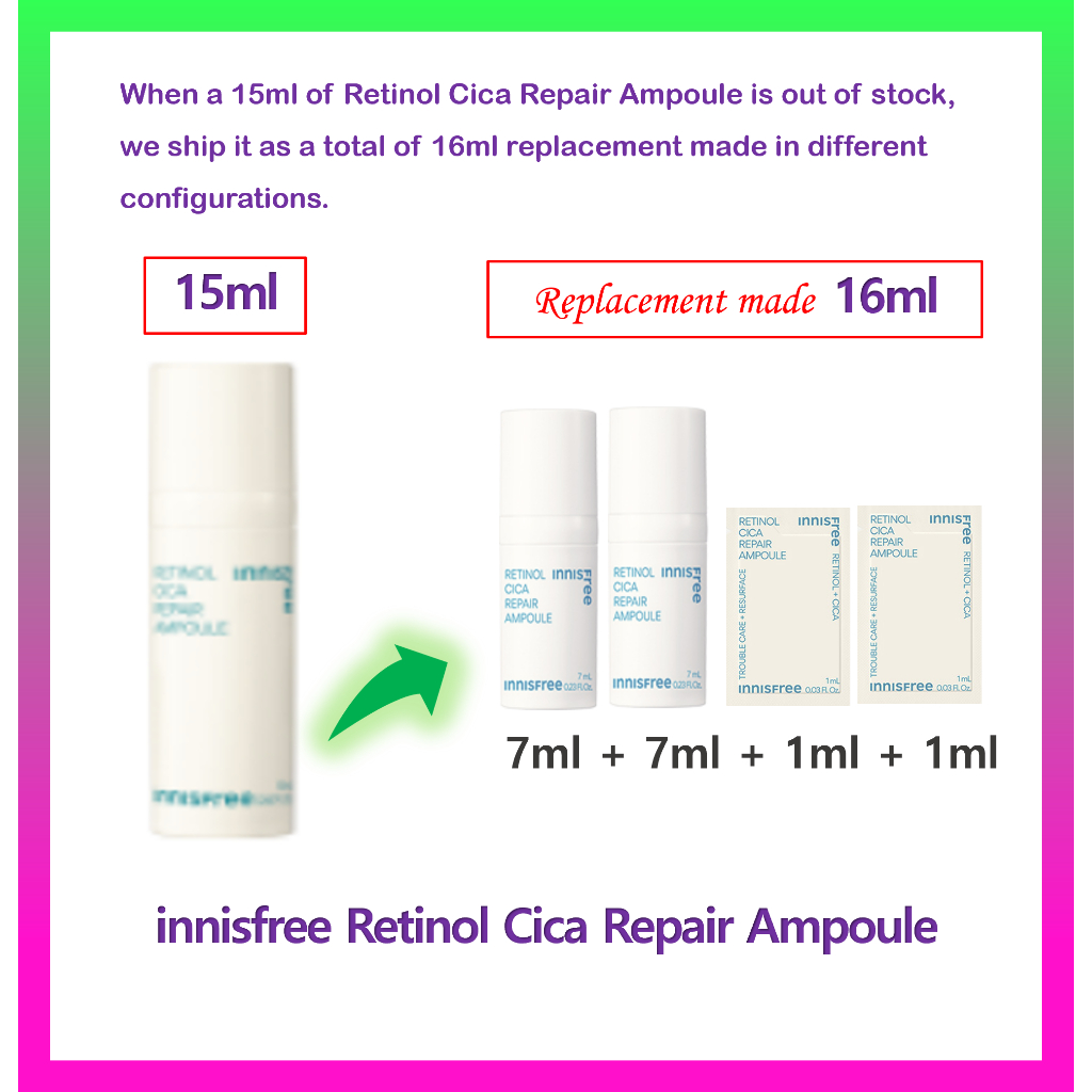 [SAMPLE] Innisfree Retinol Cica Repair Ampoule 15 มล. #52
