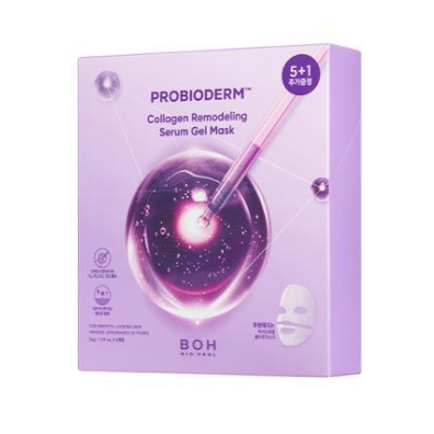 Bioheal Boh Probioderm Collagen Remodeling Serum Gel Mask one box( 5+1 แผ่น)