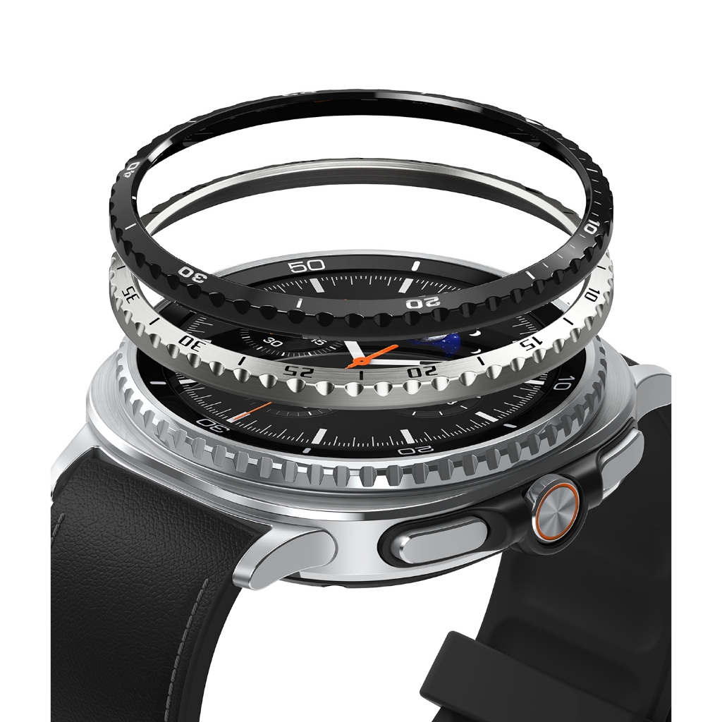 Ringke Bezel Styling มสําหรับ Galaxy Watch 8 Classic 46mm น้ําหนักเบากาวกรอบสแตนเลสฝาครอบกรณี