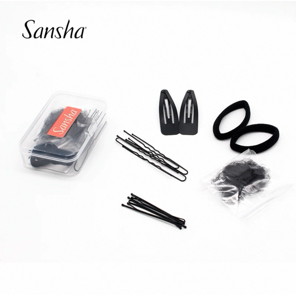 Sansha Ballet Hair Pin U pin Bobby Pin Hair Net Set
