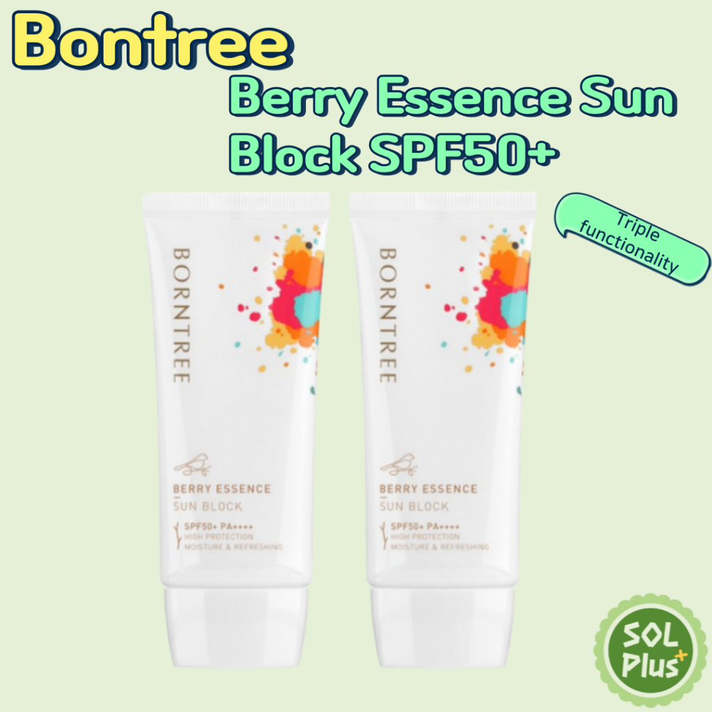 Bontree Berry Essence Sun Block SPF50+ PA++++ 50ml 2p