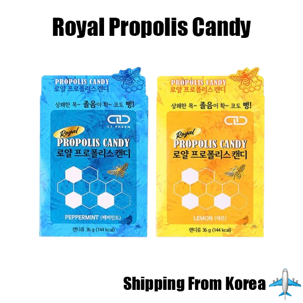 [CT Pharm] Royal Propolis Candy 36g 8TLemon / Peper Mint – โปรปัง