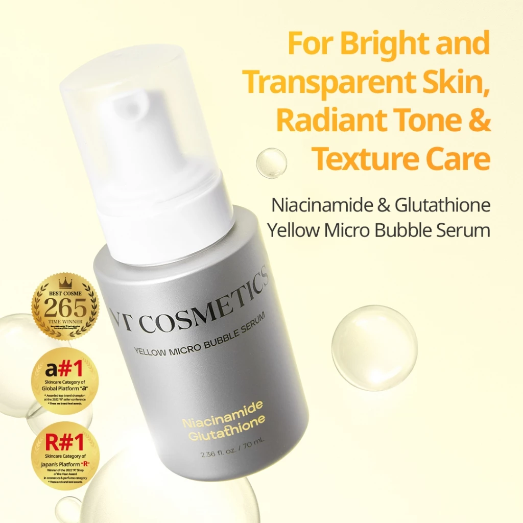 [VT] Micro Bubble Serum 70ml (Azelaic Acid, PDRN, NIACINAMIDE, COLLAGEN) เดย์ & ไนท์ สกินแคร์ [เรือธงอย่างเป็นทางการ] thumbnail 9