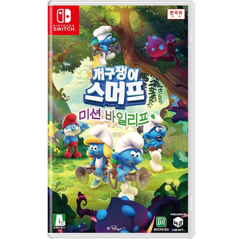 Nintendo switch The Smurfs Mission Vileaf