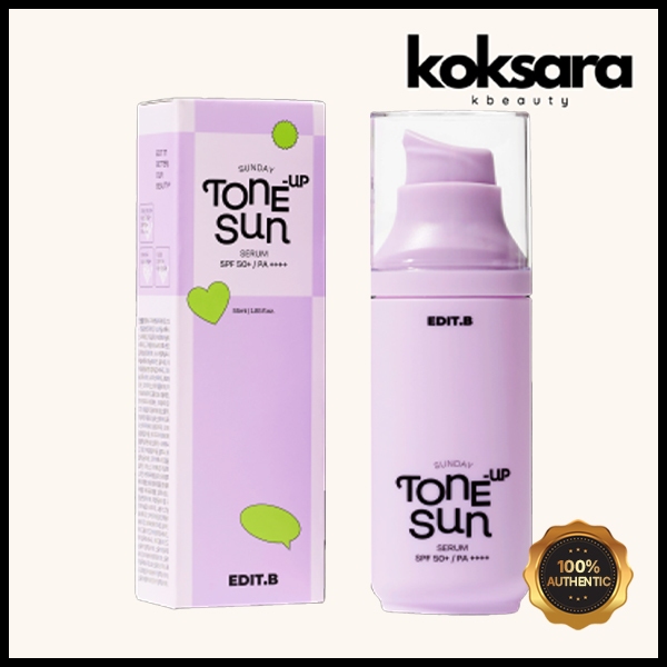 edit.b sunday tone up sun serum 55ml