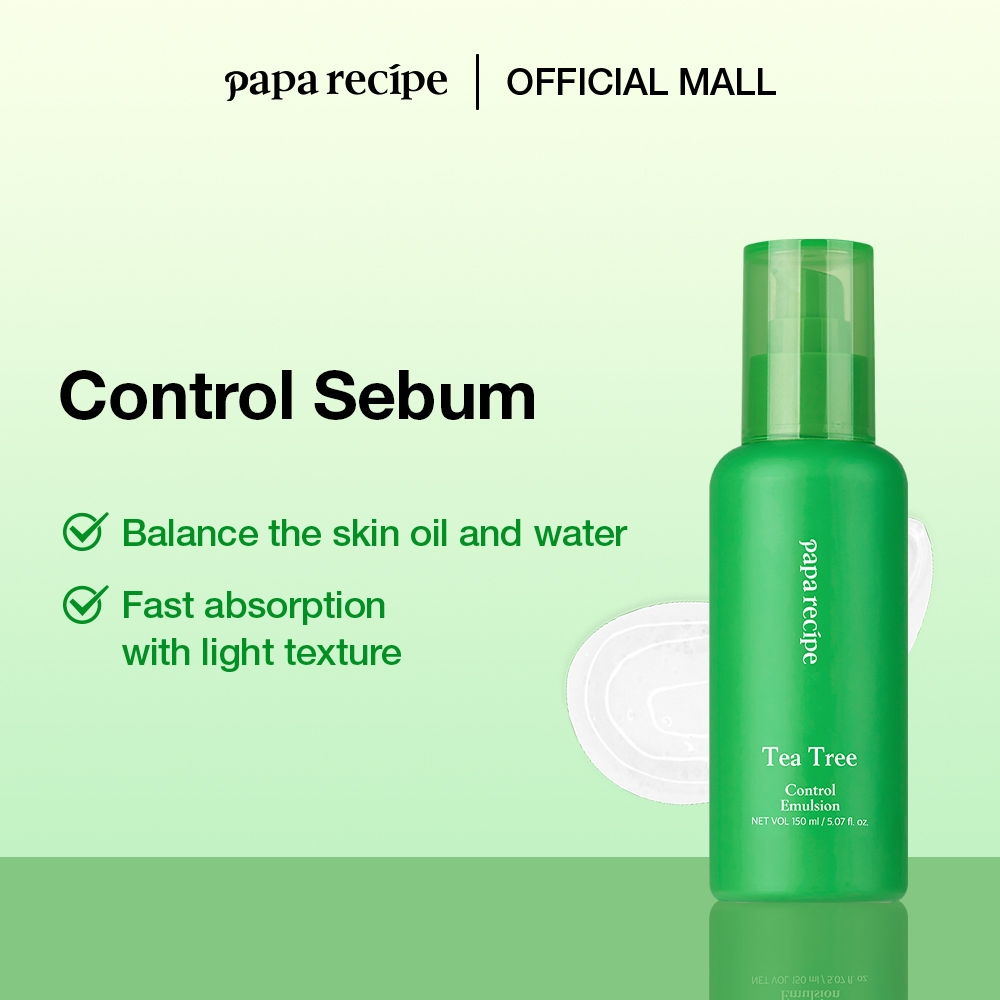 paparecipe Tea Tree Control Emulsion 150ml ทีทรีคอนโทรลอิมัลชัน