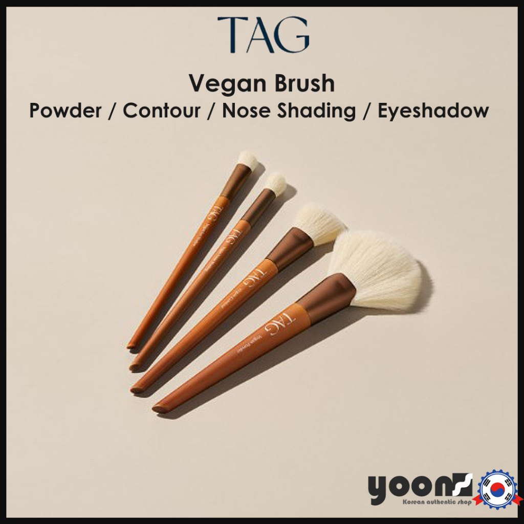 [TAG] Vegan Powder / Contour / Nose Shading / แปรงอายแชโดว์_จากเกาหลี