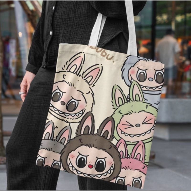 Labubu Recycle Tote Bag