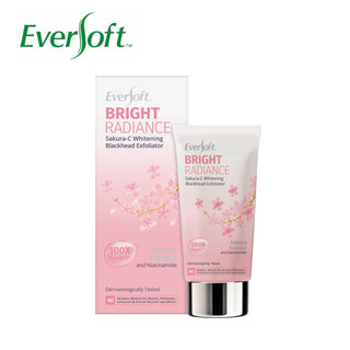 EVERSOFT Bright Radiance Sakura-C Whitening Blackhead Exfoliator 60g
