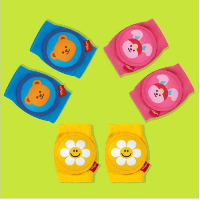 [Wiggle Wiggle] อุปกรณ์ป้องกันเข่าเด็ก 3 ประเภทอุปกรณ์ป้องกันเข่าเด็ก Dol เด็กวัยหัดเดินวัยหัดเดิน Growth แผ่น Protector