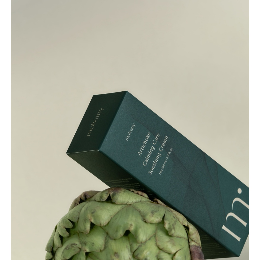 MOLVANY Artichoke Calming Care Soothing Cream ครีมบำรุงผิว100ml / K-BEAUTY - รูปที่ 4